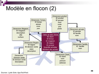 48
Modèle en flocon (2)
Sources : Lydie Soler, AgroTechParis
 