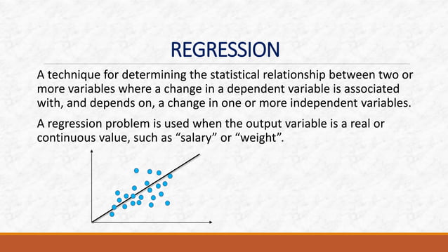 Classification and Regression