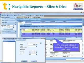 Navigable Reports – Slice & Dice 