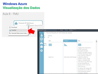 13
Windows Azure
Visualização dos Dados
 
