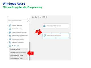 15
Windows Azure
Classificação de Empresas
1
 