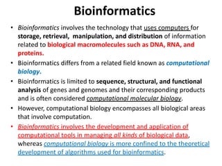 INTRODUCTION TO BIOINFORMATICS BY DR. SUMAIRA.pptx.pdf