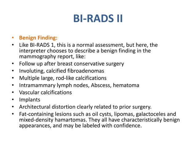 Bi Rads Breast PPTX