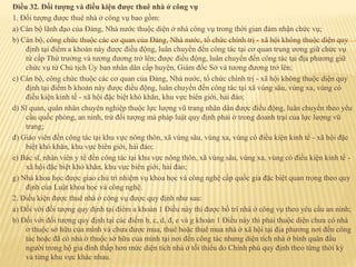 Điều 32. Đối tượng và điều kiện được thuê nhà ở công vụ
1. Đối tượng được thuê nhà ở công vụ bao gồm:
a) Cán bộ lãnh đạo của Đảng, Nhà nước thuộc diện ở nhà công vụ trong thời gian đảm nhận chức vụ;
b) Cán bộ, công chức thuộc các cơ quan của Đảng, Nhà nước, tổ chức chính trị - xã hội không thuộc diện quy
định tại điểm a khoản này được điều động, luân chuyển đến công tác tại cơ quan trung ương giữ chức vụ
từ cấp Thứ trưởng và tương đương trở lên; được điều động, luân chuyển đến công tác tại địa phương giữ
chức vụ từ Chủ tịch Ủy ban nhân dân cấp huyện, Giám đốc Sở và tương đương trở lên;
c) Cán bộ, công chức thuộc các cơ quan của Đảng, Nhà nước, tổ chức chính trị - xã hội không thuộc diện quy
định tại điểm b khoản này được điều động, luân chuyển đến công tác tại xã vùng sâu, vùng xa, vùng có
điều kiện kinh tế - xã hội đặc biệt khó khăn, khu vực biên giới, hải đảo;
d) Sĩ quan, quân nhân chuyên nghiệp thuộc lực lượng vũ trang nhân dân được điều động, luân chuyển theo yêu
cầu quốc phòng, an ninh, trừ đối tượng mà pháp luật quy định phải ở trong doanh trại của lực lượng vũ
trang;
đ) Giáo viên đến công tác tại khu vực nông thôn, xã vùng sâu, vùng xa, vùng có điều kiện kinh tế - xã hội đặc
biệt khó khăn, khu vực biên giới, hải đảo;
e) Bác sĩ, nhân viên y tế đến công tác tại khu vực nông thôn, xã vùng sâu, vùng xa, vùng có điều kiện kinh tế -
xã hội đặc biệt khó khăn, khu vực biên giới, hải đảo;
g) Nhà khoa học được giao chủ trì nhiệm vụ khoa học và công nghệ cấp quốc gia đặc biệt quan trọng theo quy
định của Luật khoa học và công nghệ.
2. Điều kiện được thuê nhà ở công vụ được quy định như sau:
a) Đối với đối tượng quy định tại điểm a khoản 1 Điều này thì được bố trí nhà ở công vụ theo yêu cầu an ninh;
b) Đối với đối tượng quy định tại các điểm b, c, d, đ, e và g khoản 1 Điều này thì phải thuộc diện chưa có nhà
ở thuộc sở hữu của mình và chưa được mua, thuê hoặc thuê mua nhà ở xã hội tại địa phương nơi đến công
tác hoặc đã có nhà ở thuộc sở hữu của mình tại nơi đến công tác nhưng diện tích nhà ở bình quân đầu
người trong hộ gia đình thấp hơn mức diện tích nhà ở tối thiểu do Chính phủ quy định theo từng thời kỳ
và từng khu vực khác nhau.
 
