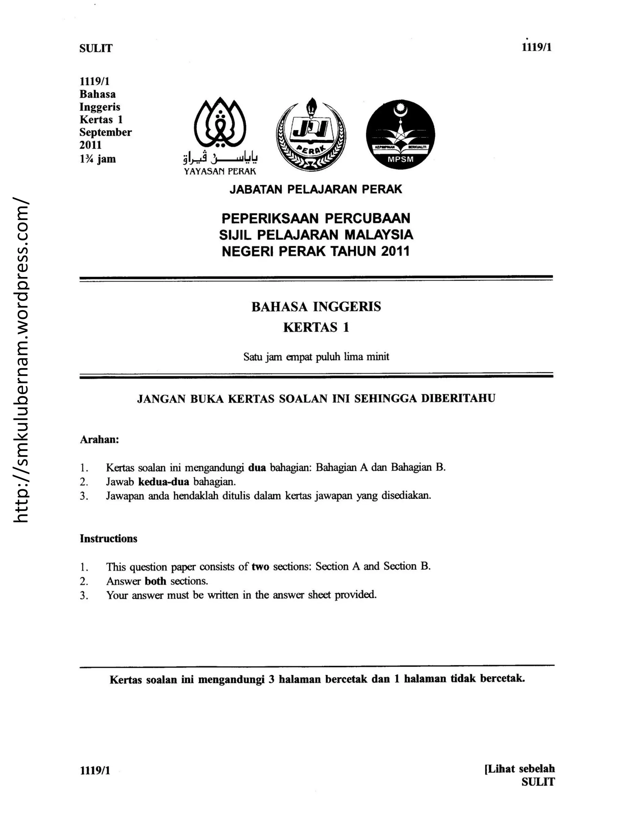 SPM Trial 2011 Paper 1- Perak.doc