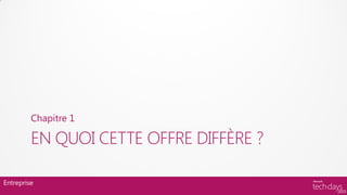 Chapitre 1

         EN QUOI CETTE OFFRE DIFFÈRE ?

Entreprise
 