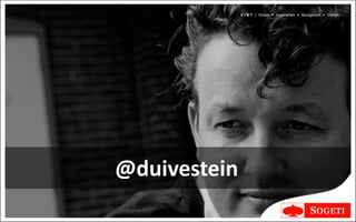 V I N T | Vision • Inspiration • Navigation • Trends




@duivestein
 