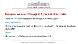 Bioagents biological warfare agents and bioterrorism | PPT
