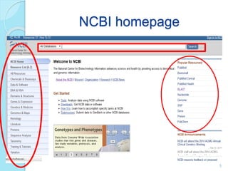 NCBI homepage
5
 