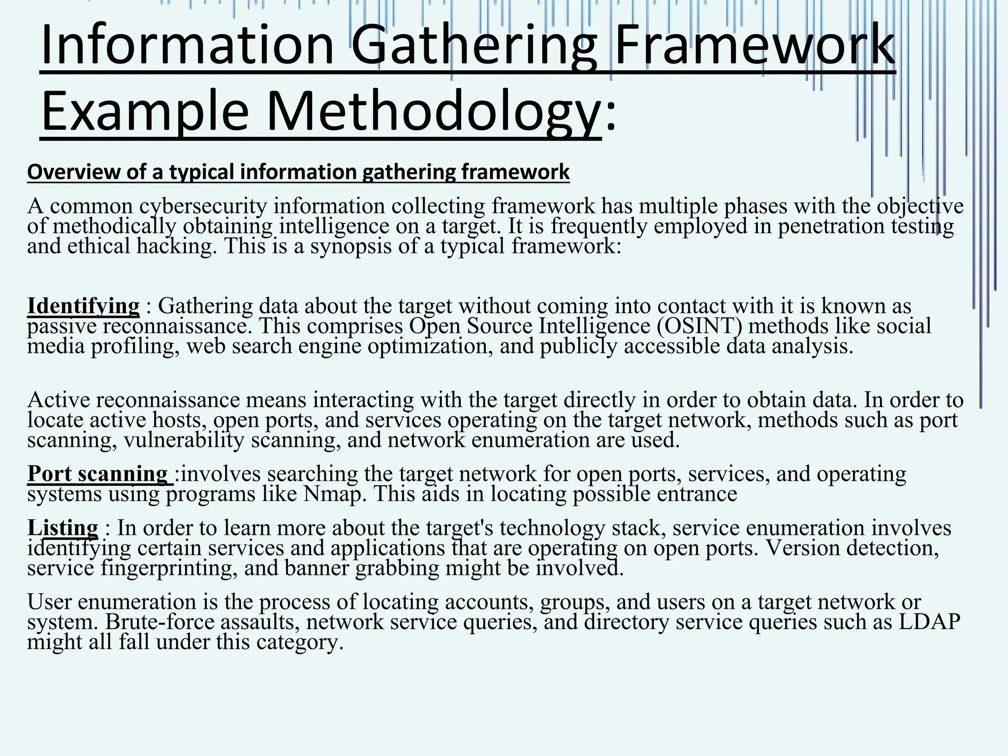 Cyber Security Project Presentation : Essential Reconnaissance Tools ...