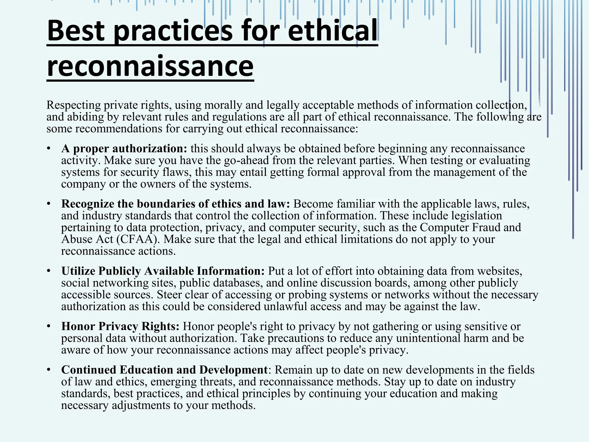 Cyber Security Project Presentation : Essential Reconnaissance Tools ...