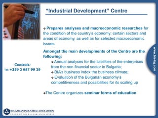 Presentation of BIA