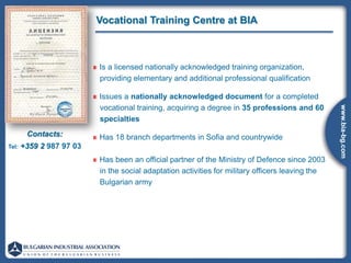 Presentation of BIA