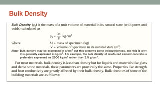 Bulk Density
 