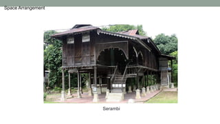 Space Arrangement
Serambi
 