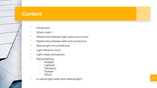 Architecture Lighting & Acoustics (Intro) | PDF