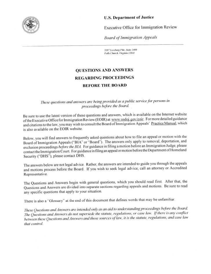 BIA Appeal Booklet 63 pages