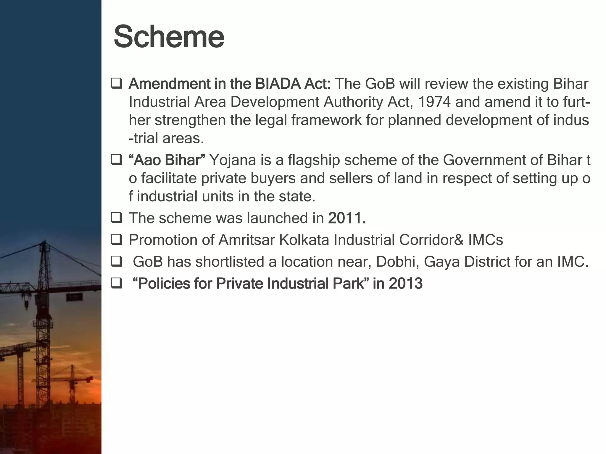 Bihar Industrial Area Development Authority | PPTX