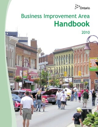 Business Improvement Area
Handbook
2010
 
