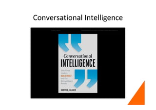Conversational Intelligence
 