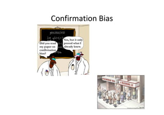 Confirmation Bias
 