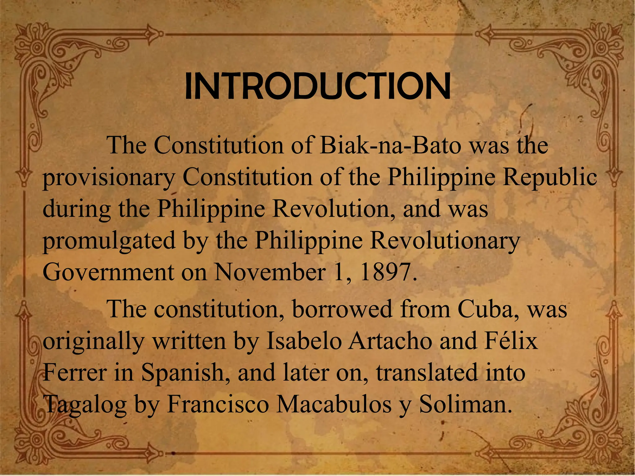 Isabelo Atacho Biak-na-Bato Government and the Philippine Government | PPTX