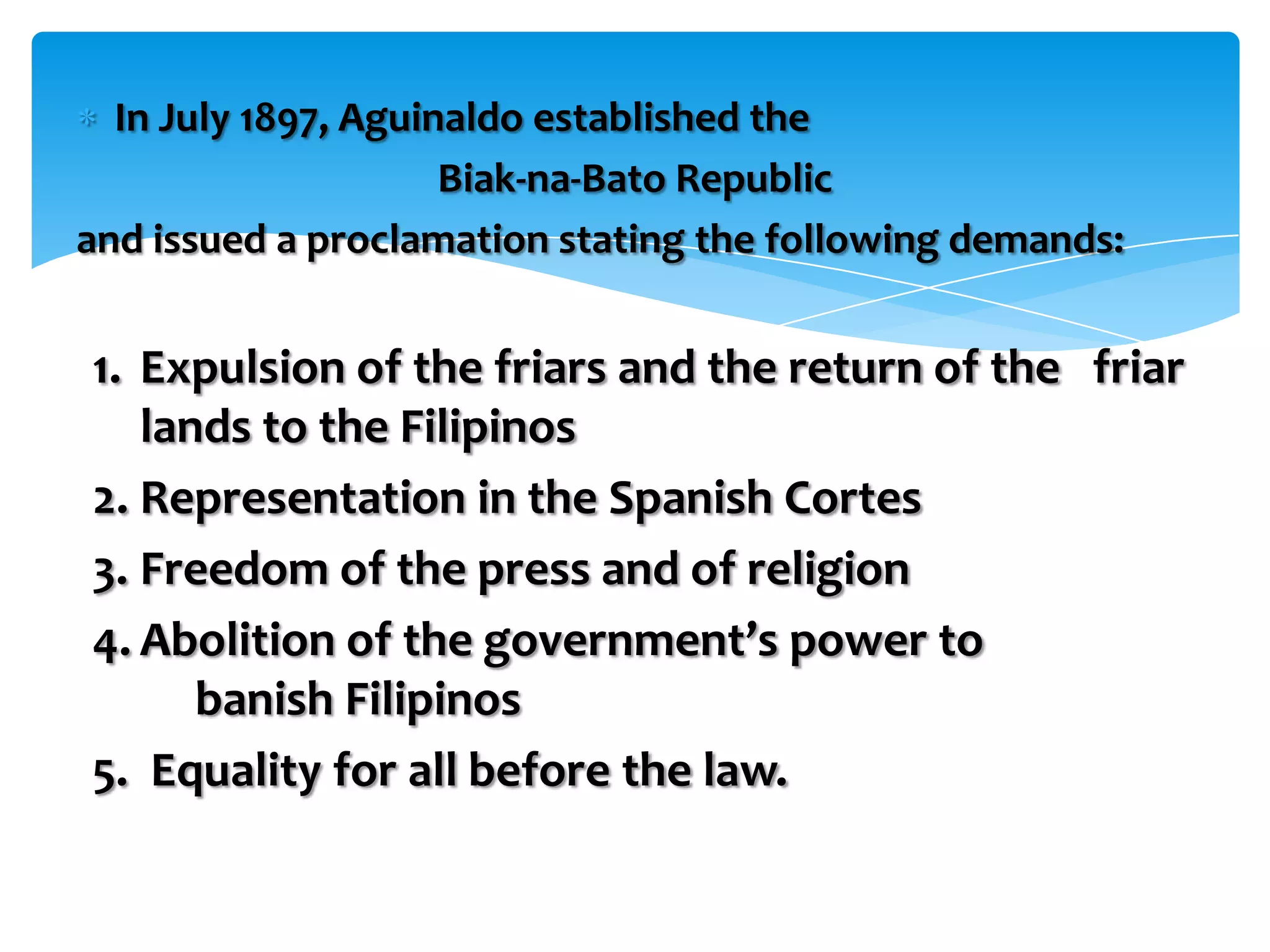 Biak na bato pact (slideshare)