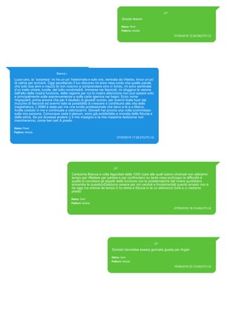 Le chat tra Luca Palamara e Bianca Ferramosca