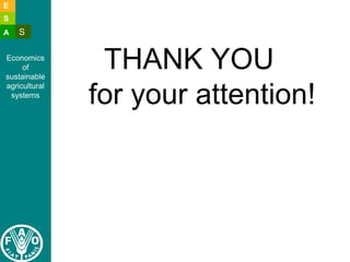 Bianca g empirical evidence of food security and mitigation benefits july 2011