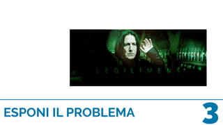 ESPONI IL PROBLEMA 3
 