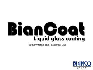 For Commercial and Residential Use 