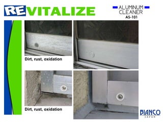 Dirt, rust, oxidation Dirt, rust, oxidation 