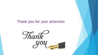 Thank you for your attention
29
 