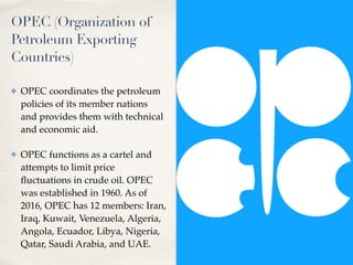 Opec Function A Cheat Sheet to International Relations & Global Trade Terminology by ...