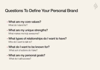 Introduction to Personal Branding Slide 15