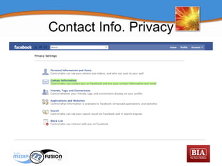 Contact Info. Privacy 