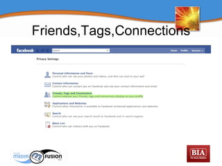 Friends,Tags,Connections 