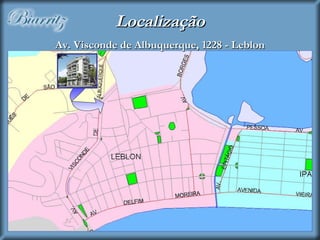 Localização Av. Visconde de Albuquerque, 1228 - Leblon 