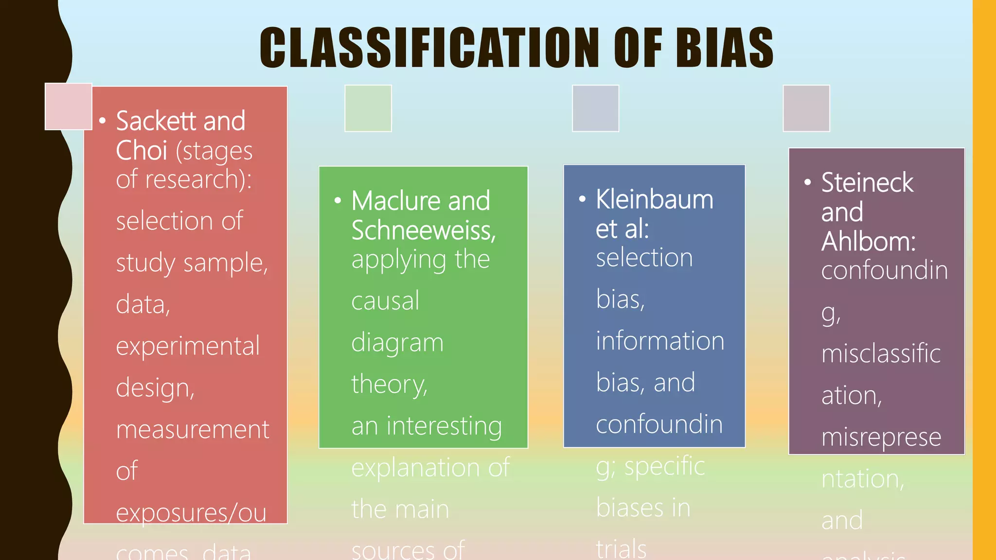 Biases in epidemiology | PPT