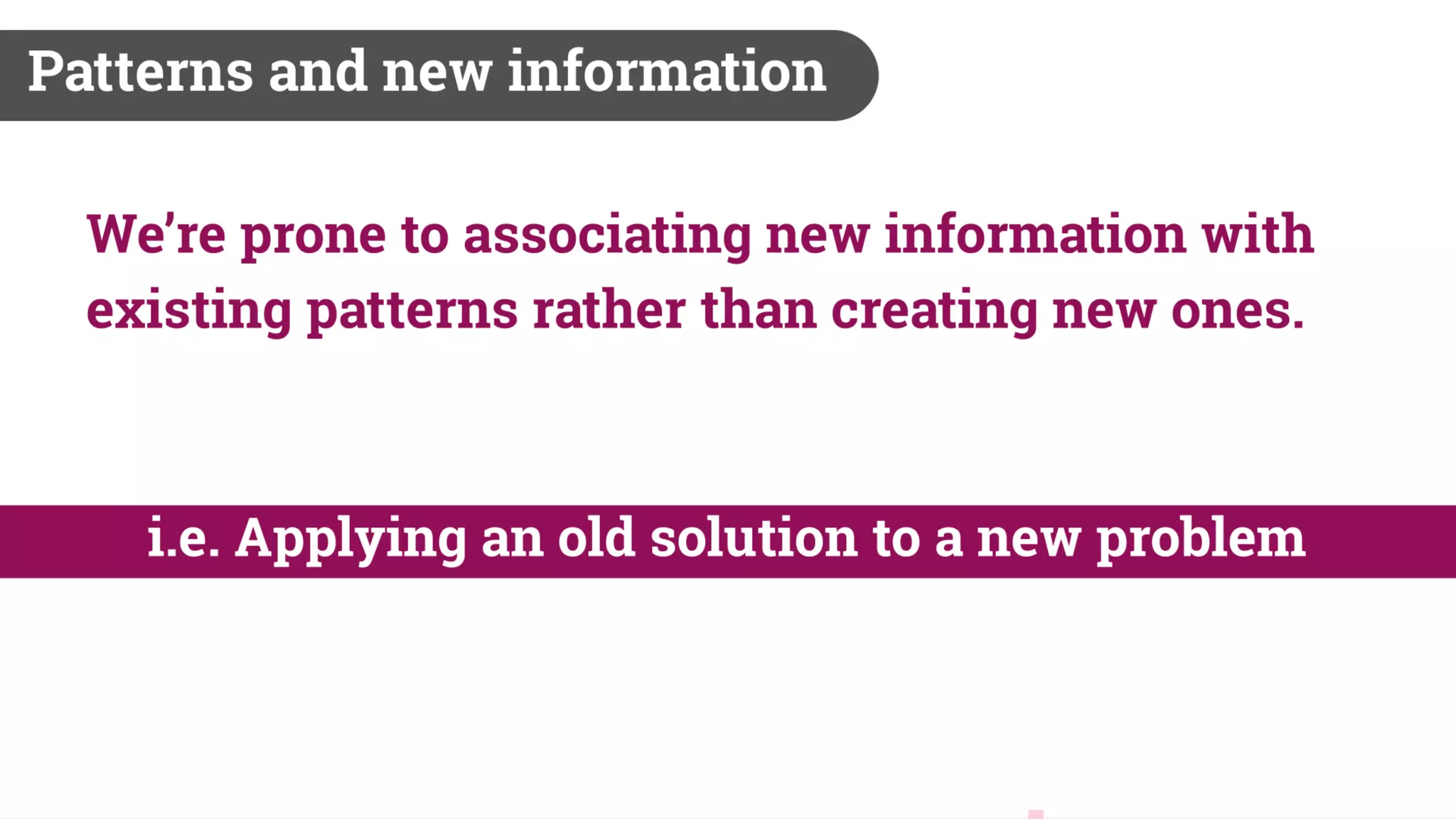 Biases and The Law of Unintended Consequences