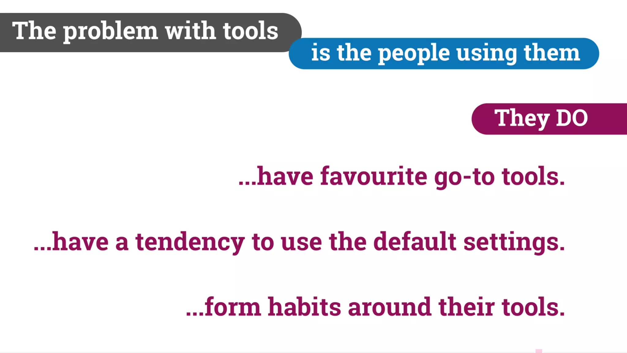 Biases and The Law of Unintended Consequences