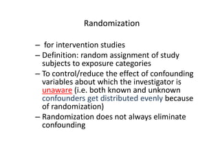 Define Random Assignment Bias and confounder | PPTX