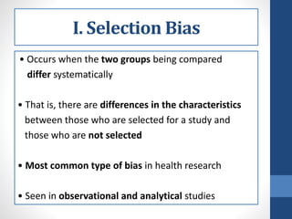 Bias and confounding | PDF
