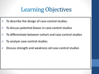 Case-Control Studies | PPT