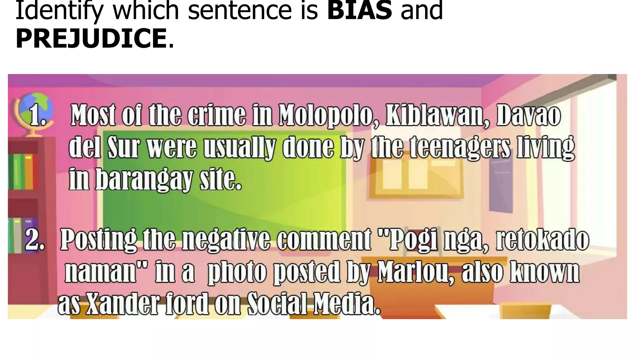 Bias and Prejudice | PPTX