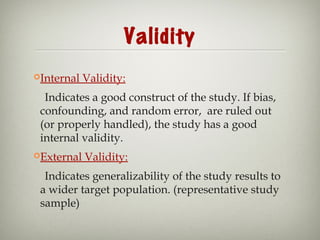 Bias And Validity