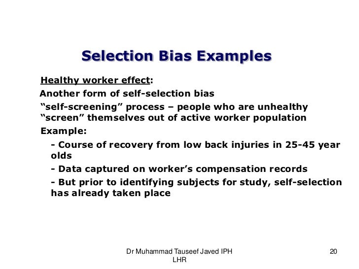 Bias, confounding and fallacies in epidemiology Bias, confounding and fallacies in epidemiology