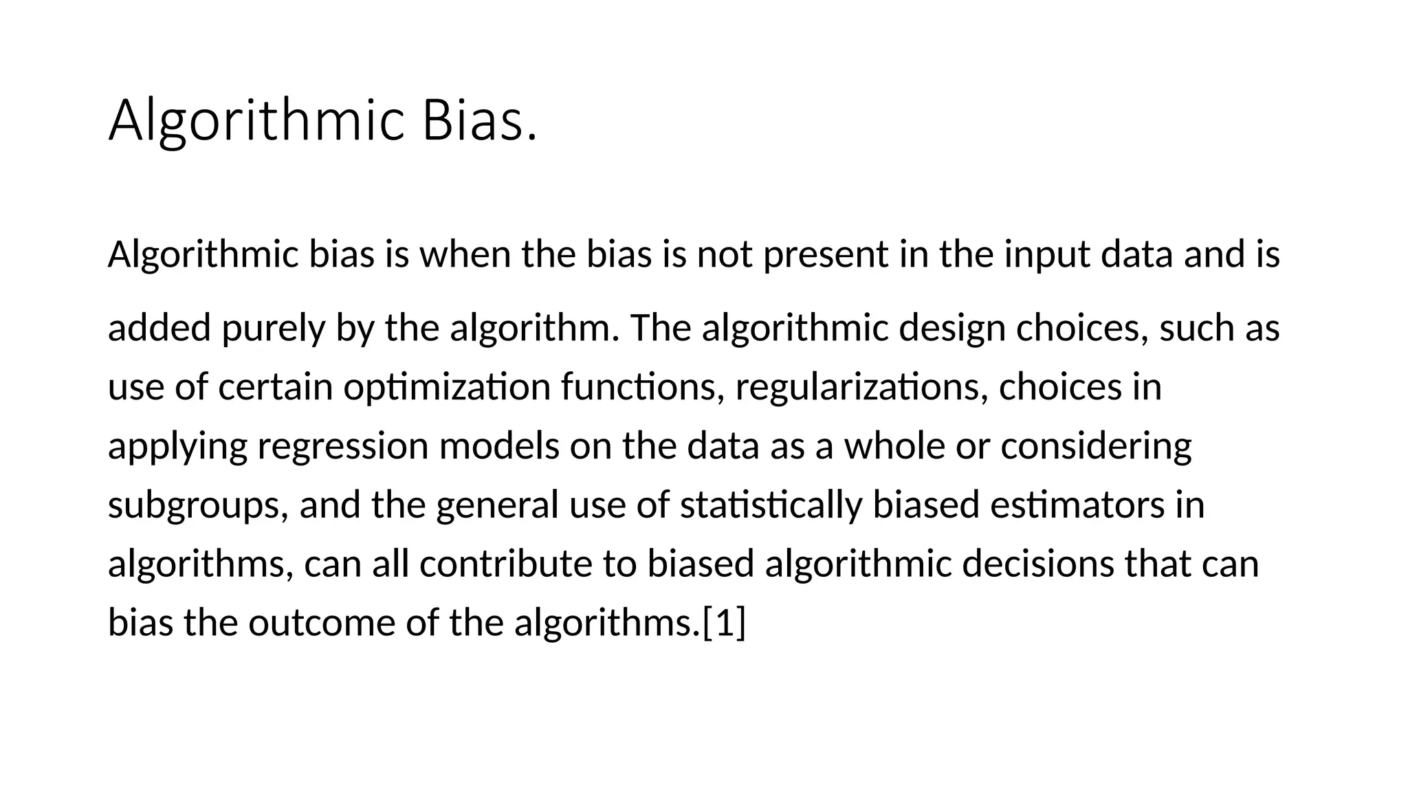 bias_in_machine_learning. Types of bias and definition | PPTX