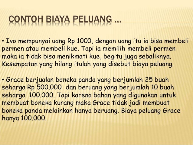 Biaya Peluang X Mia3 Stc1