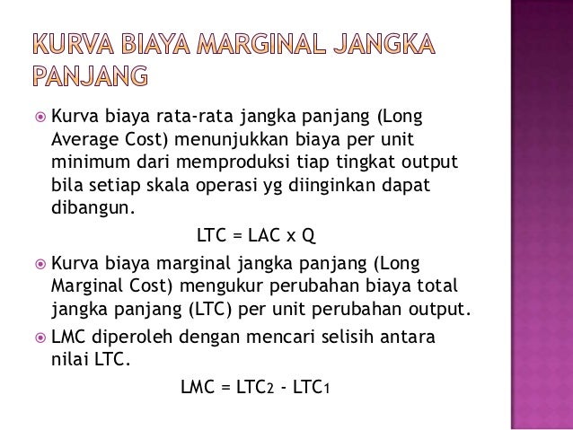 Biaya Produksi Biaya Produksi